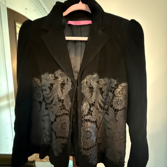 Emanuel Ungaro Paris suede leather cut jacket - Picture 2 of 14